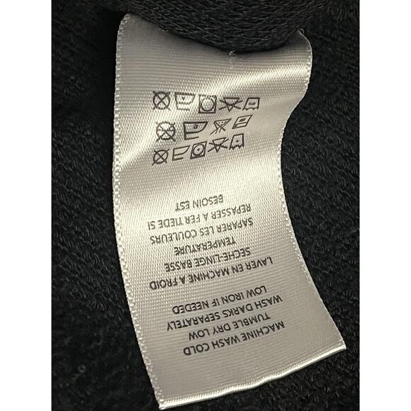 Anthropologie Eri + Ali Sweater Womens XL Black Lace Balloon Sleeve Knit - Picture 9 of 13